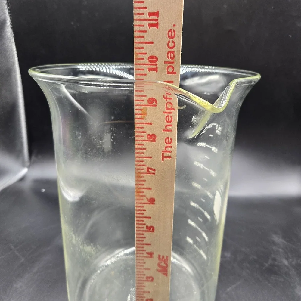 Vintage PYREX 4000ml Large Beaker No 1000 Glassware Laboratory Lab Science